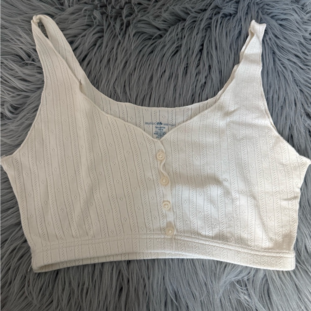Brandy Melville Pointelle Lydia Top